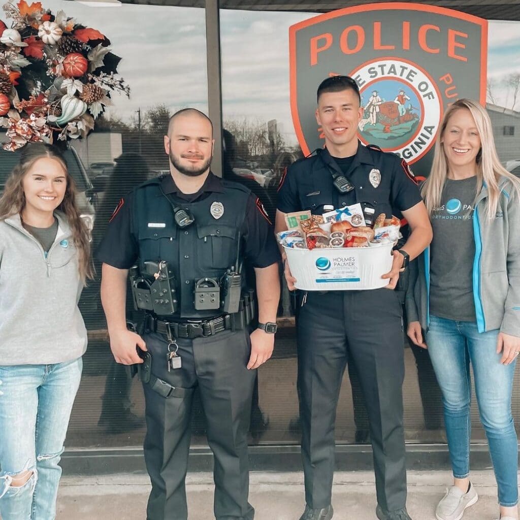 police in holmes palmer orthodontics
